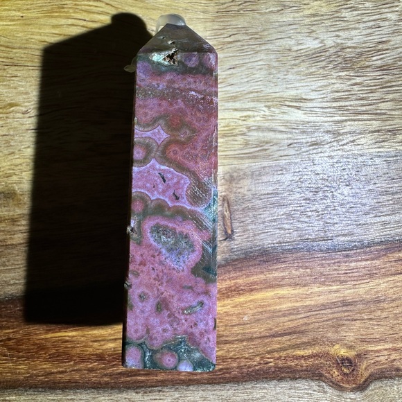 Ocean Jasper Crystal Tower - Picture 2 of 4